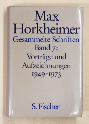 Vorträge und Aufzeichnungen 1949–1973