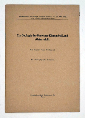 Zur Geologie der Gasteiner Klamm bei Lend (Österreich)