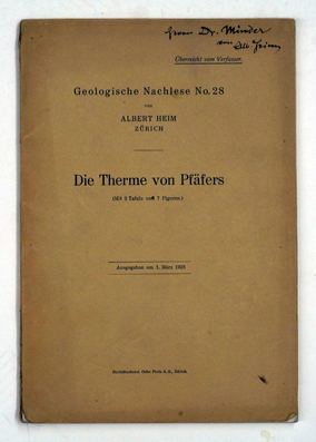 Die Therme von Pfäfers.