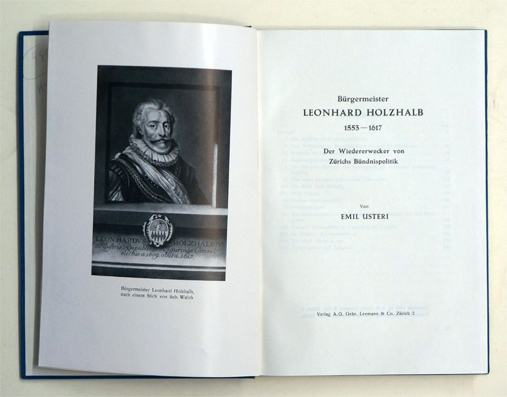 Bürgermeister Leonhard Holzhalb, 1553-1617