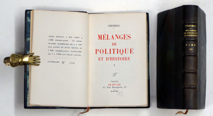 Melanges de politique et d histoire. 2 Volumes (complete).
