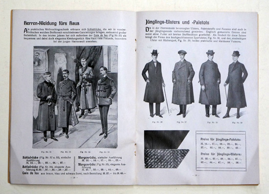 Moden-Katalog für die Herbst- und Winter-Saison 1911/12