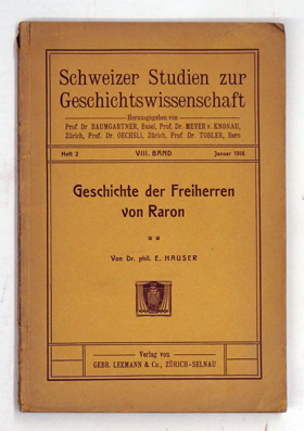Geschichte der Freiherren von Raron