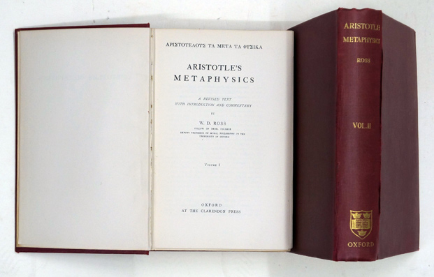 Aristotle's Metaphysics. (2 vol., complet)