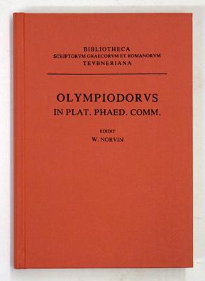 Olympiodori Philosophi in Platonis Phaedonem Commentaria. 