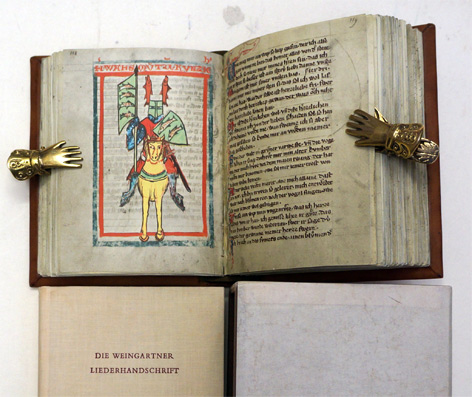 Faksimile - Die Weingartner Liederhandschrift. Die Handschrift HB XIII der württembergischen Landesbibliothek Stuttgart.