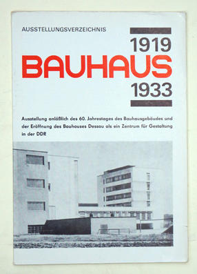 Ausstellungsverzeichnis Bauhaus 1919 - 1933. 