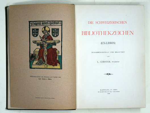 Die schweizerischen Bibliothekzeichen (Ex-Libris). 
