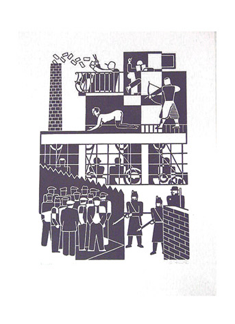 Grafikblatt. Arbeitslose 1931